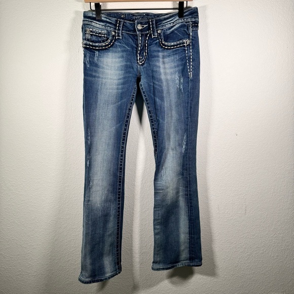Miss Me Women’s Boot Jeans JPS5014-16 Size‎ 28 - Picture 1 of 9